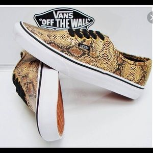 Vans Authentic - Gold Snakeskin
